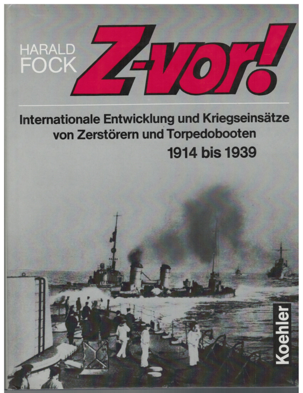 Z-vor 1914 bis 1939 (1 St.) Harald Fock, Koehlers
